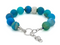 Elegance bracelet - Agate sky blue
