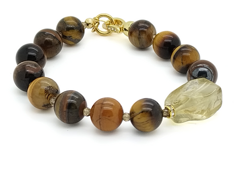 Elegance bracelet - Tiger eye