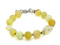 Elegance Bracelet - Agate Matt Yellow