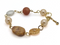 Amore bracelet - Sunstone - Shell pearl
