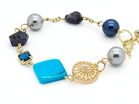 Amore bracelet - Botswana - shell pearl