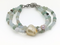 Venice triple bracelet - flower amazonite